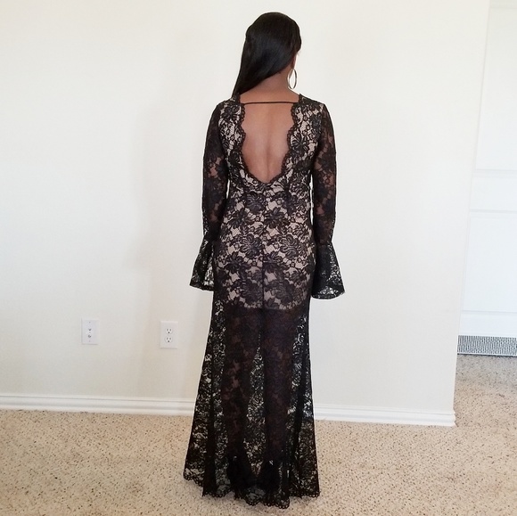 Forever 21 Black lace dress - Picture 2 of 3